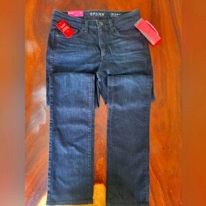 Spanx Women's the Slim x Straight Leg Blue Jeans, Size 27,  Denim